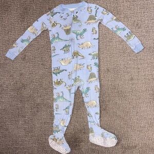 Dinosaur Print Blue Kids One Piece